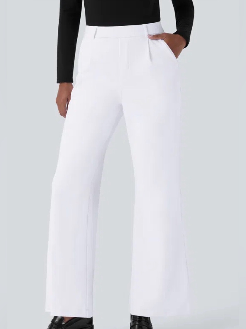 Halara Flex DayStretch High Waisted Pocket Work Flare Pants Size Small